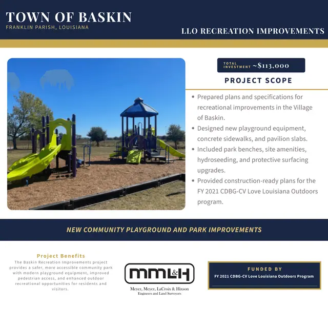 Project sheet: Baskin LLO Recreation Improvements